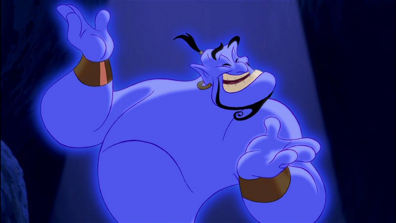 Robin Williams i Aladdin.