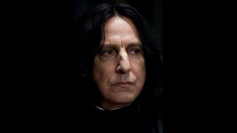 Alan Rickman som Severus Snape.
