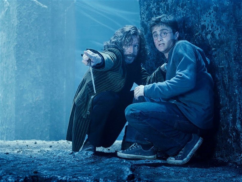Gary Oldman och Daniel Radcliffe i Harry Potter och Fenixorden. Foto: Warner Bros.