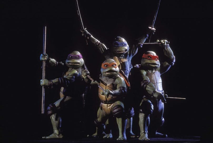 Från "Teenage Mutant Ninja Turtles" (1990).