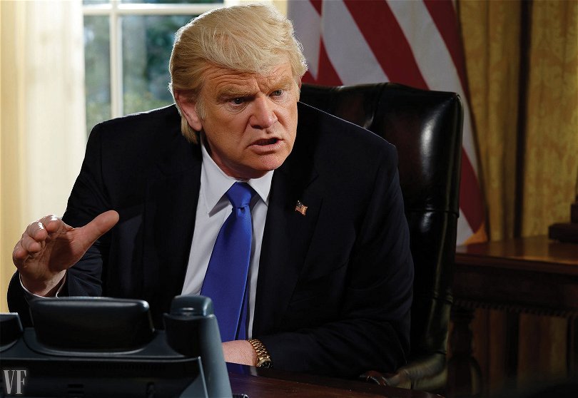 Brendan Gleeson som Donald Trump.