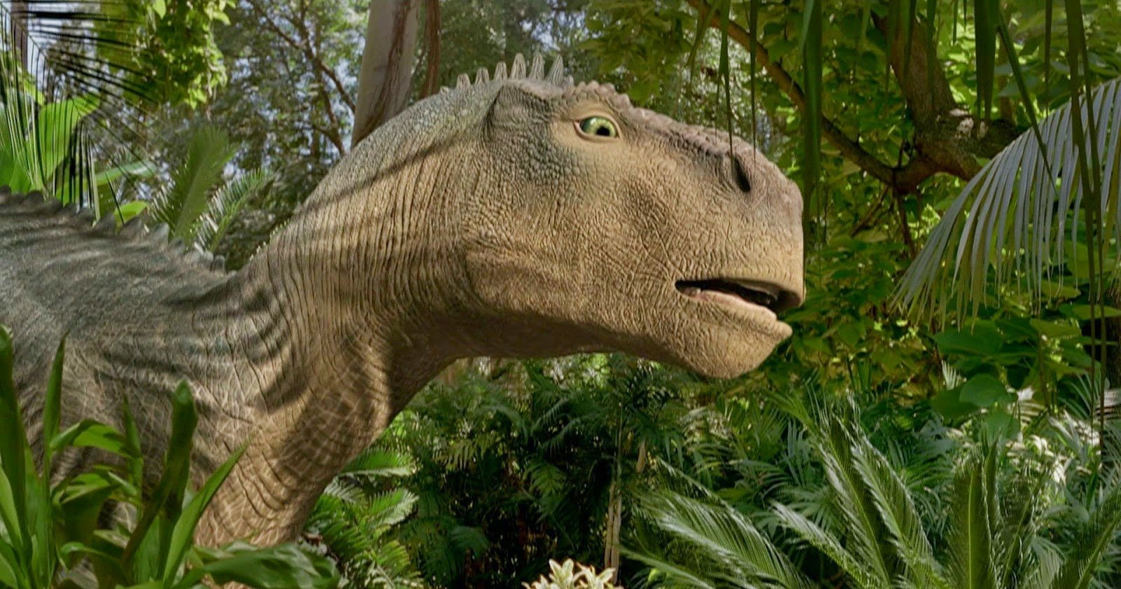 En subjektivt ful dinosaurie i Disneys film Dinosaur