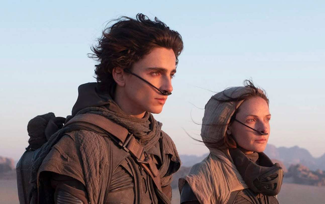Timothée Chalamet och Rebecca Ferguson i "Dune".
