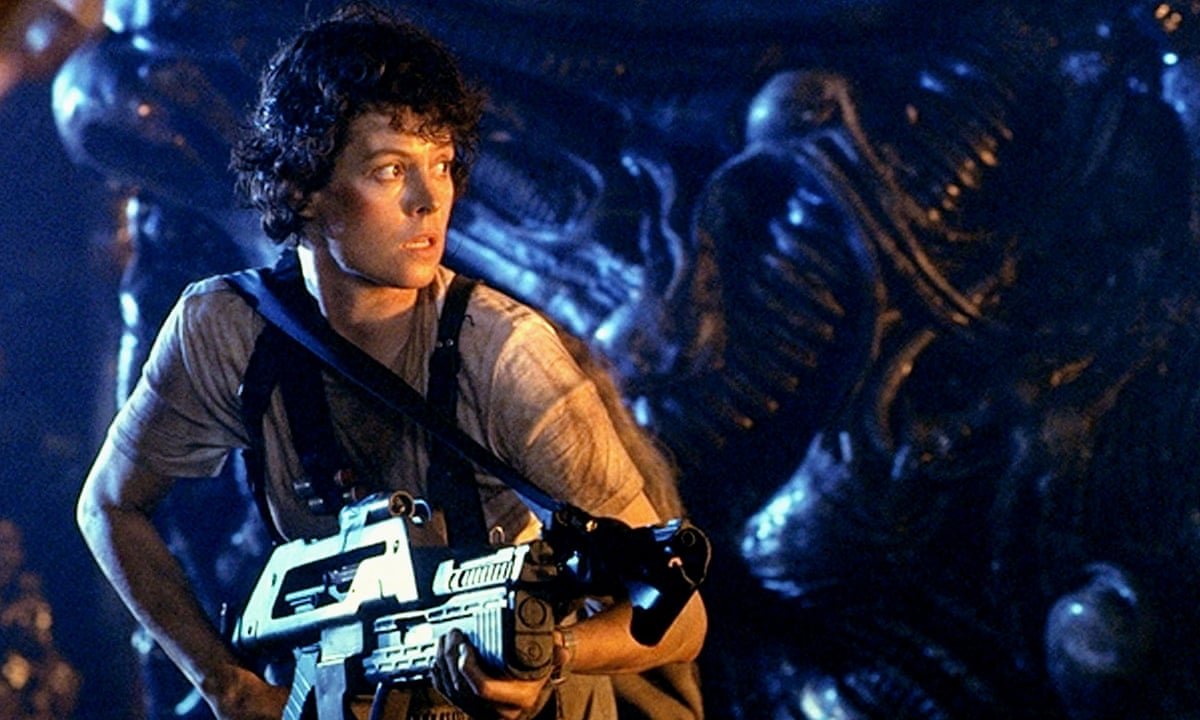 Sigourney Weaver i "Aliens".