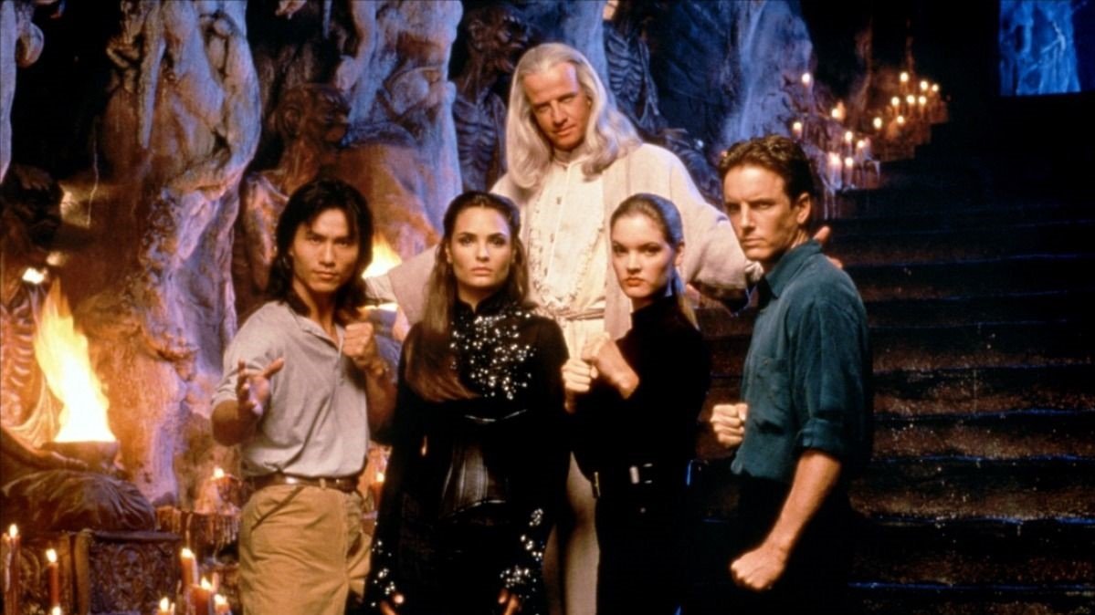 Huvudkaraktärerna i Mortal Kombat (1995) står uppradade. Foto: New Line Cinema