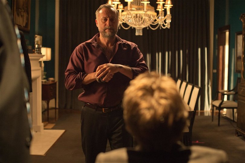 "Well John wasn't exactly the Boogeyman. He was the one you sent to kill the fucking Boogeyman." Nyqvist briljerade i den här scenen. Foto: Lionsgate.