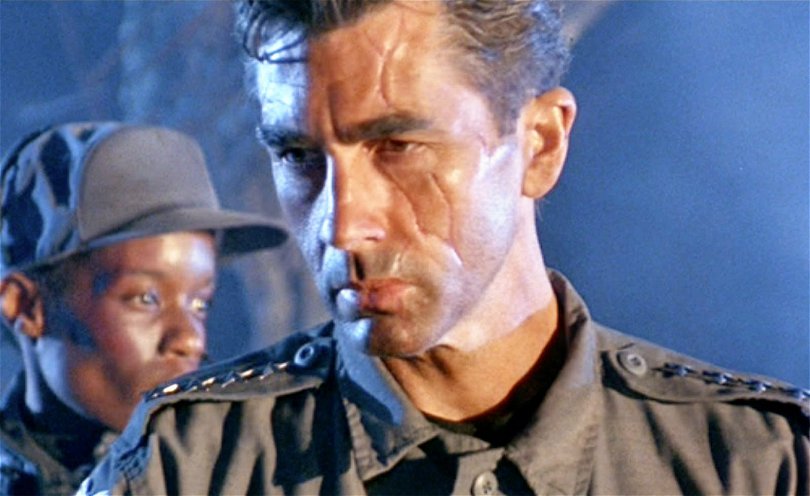 Det spelar ingen roll hur många andra som spelar rollen som John Connor. Michael Edwards, som inte ens har några repliker i Terminator 2: Domedagen, är den bild de flesta har av en vuxen John Connor. Foto: TriStar Pictures. 