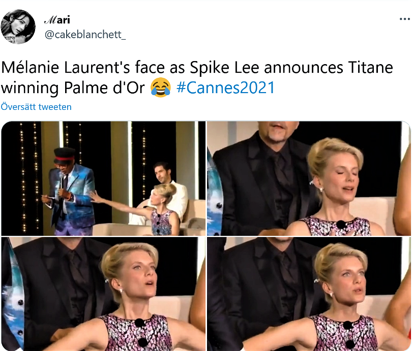 Laurent, Spike Lee - Palme d'Or på filmfestivalen i Cannes 2021