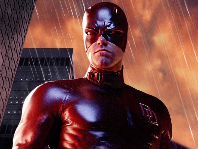 Ben Affleck i hårt kritiserade "Daredevil". Han har själv kallat den sitt största karriärsmisstag. 