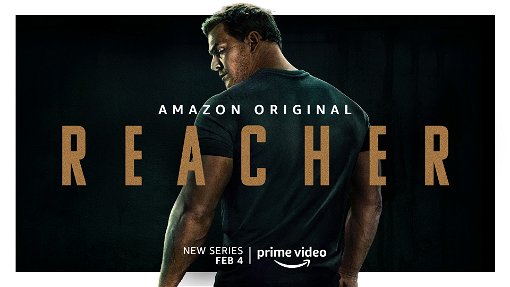 Alan Ritchson som Reacher i serien med samma namn. Foto: Amazon Prime.