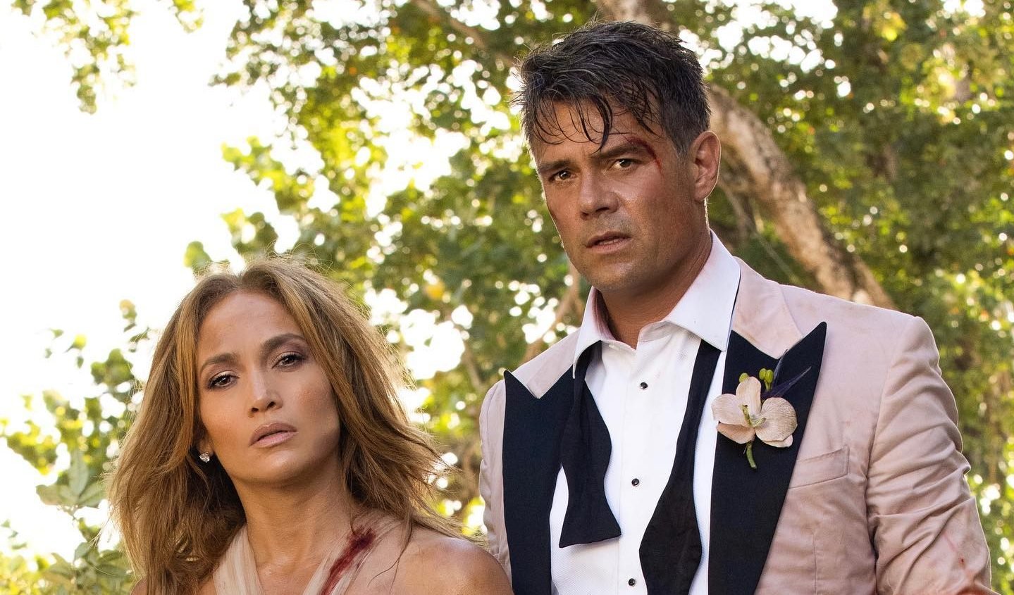 Se den senaste trailern för Shotgun Wedding med Jennifer Lopez