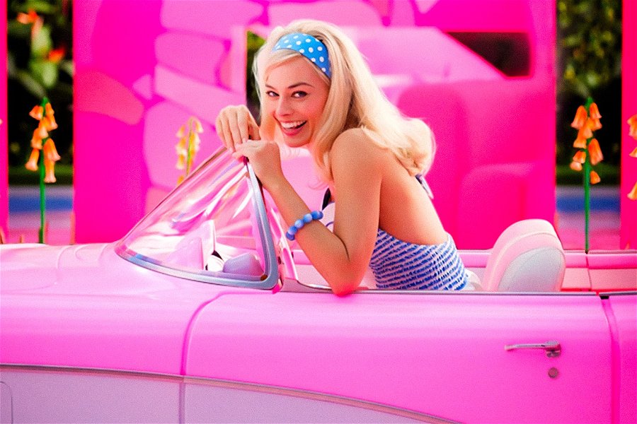 Första bilden på Margot Robbie som Barbie