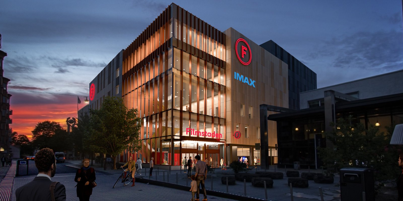 Filmstaden storsatsar i Uppsala – ny biograf och IMAX®-salong på gång. Foto: Filmstaden.