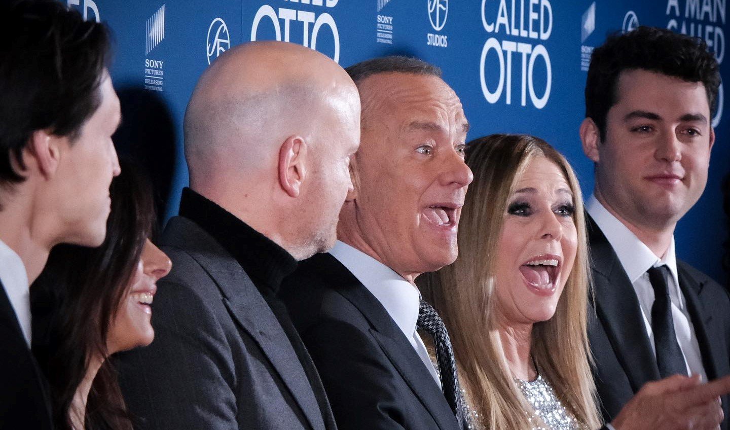 Filmtopp på galapremiären för A Man Called Otto med Tom Hanks