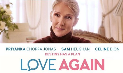 Biopremiär för den romantiska komedin Love Again med Céline Dion