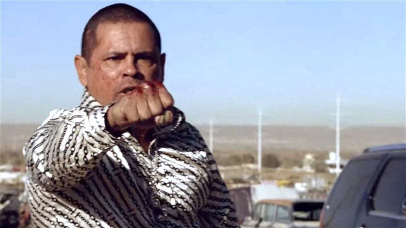 Raymond Cruz, här som Tuco i Breaking Bad, spelar skurken i Medellín. Foto: Netflix.