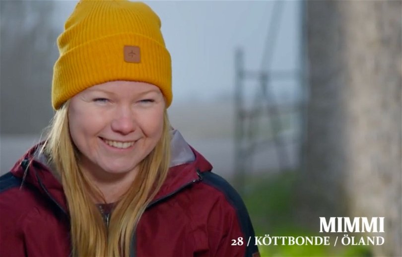 Mimmi Åsenius, deltagare i Bonde söker fru 2023 på TV4