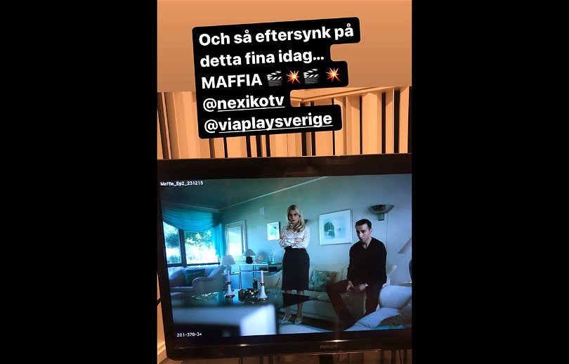 Helena Af Sandeberg avslöjar – Viaplay-serien Maffia snart färdig
