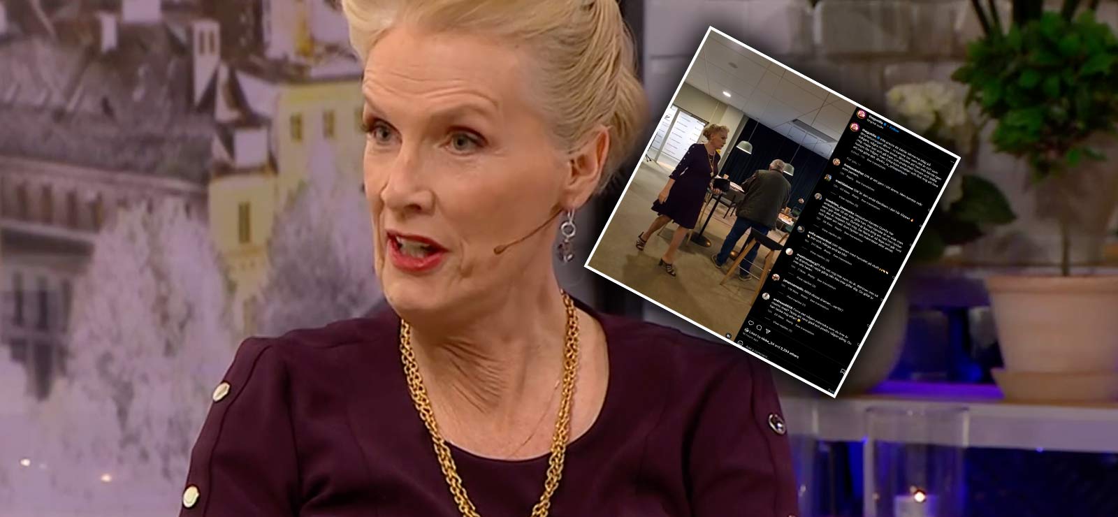 Gunilla Perssons Kyliga Möte Med Leif GW – Fick Dissen På Nyhetsmorgon ...