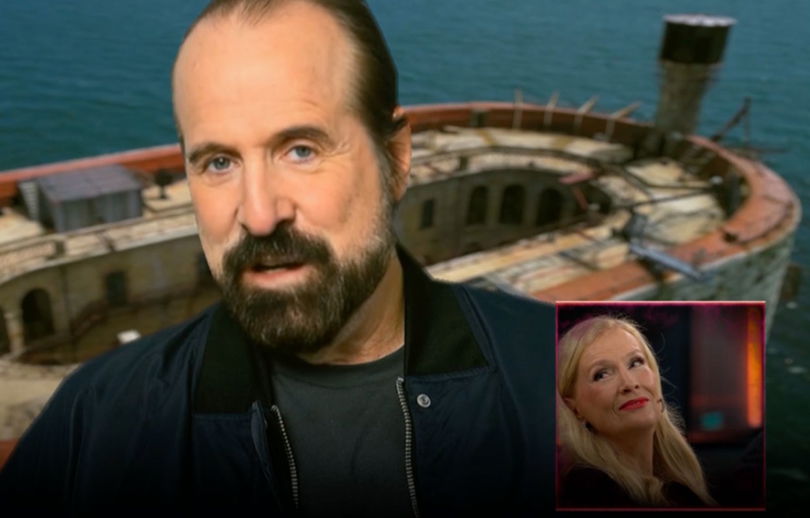 Peter Stormare och Gunilla Persson i Hellenius hörna